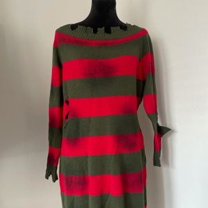 Freddy Krueger Halloween Dress